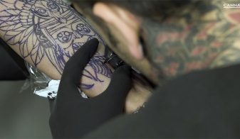 CANNA con el tatuaje. EXPOTATTOO y Albert Zafra