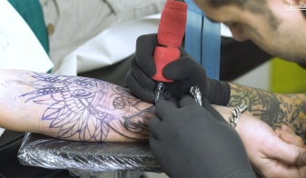 CANNA con el tatuaje. EXPOTATTOO y Albert Zafra